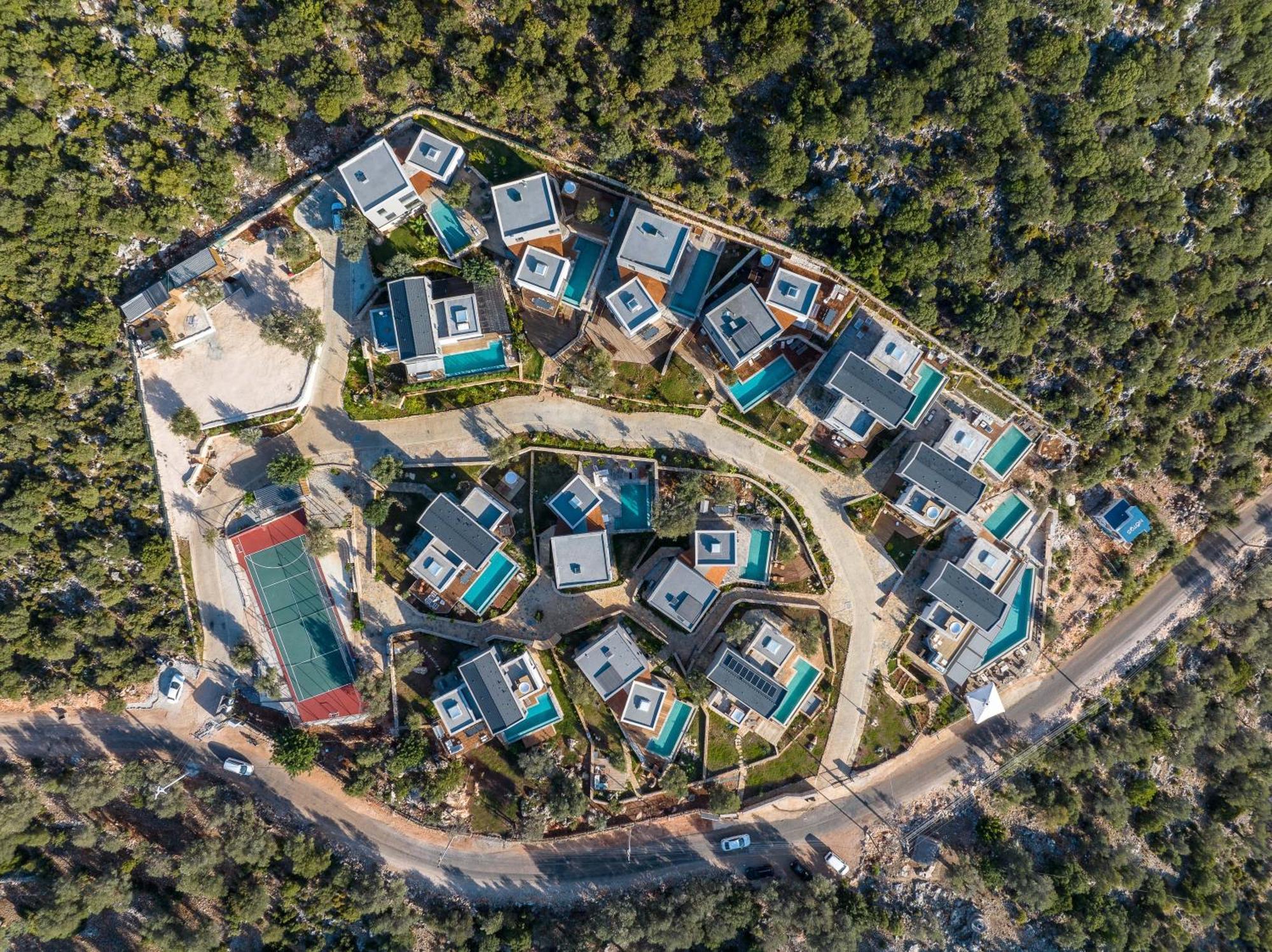 קס 14 Premium Villas With Openair Restaurant&Tennis Court In Nature - Notos Club מראה חיצוני תמונה